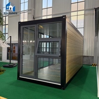 Conteneur RELYANCE 20 pieds, personnalisable, clé en main, à prix abordable, pour villa à 2 étages, usage commercial et serre préfabriquée