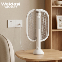 Raquette anti-moustiques Weidasi OEM/ODM avec lumière nocturne, rechargeable par USB, pour les insectes volants dans la maison