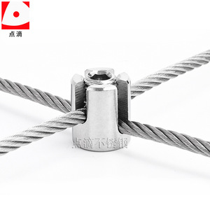 Stainless Steel Cross Lock Buckle 10mm Metric Wire Rope Clip Clamp General Industry Use - Product Image 2