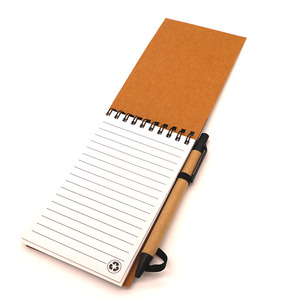 Khuyến mại Quà Tặng Giấy Kraft Bìa A6 70 dòng Sheets Pocket máy tính xách tay với tái chế bút - Product Image 6