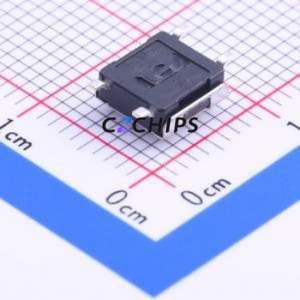 DTSMW-66N-V-T/R Tactile Switch SMD-4P,6.2x6.3mm Switch Single Pole Single Throw Round Button 6.3mm 6.2mm - Product Image 2