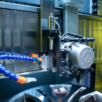 Nouvelle machine de réparation de jantes en alliage à découpe diamantée verticale AWR701VP