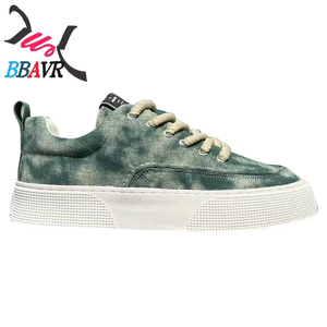 Nouvelles tendances estivales : baskets plateforme pour hommes, chaussures de course décontractées à lacets, confortables, en toile, style marche - Product Image 5