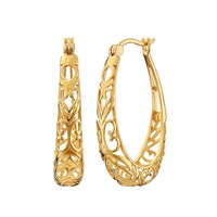 Boucles d'oreilles pendantes en alliage, motif fleur ajourée, style rétro exagéré, pour femmes, idéales pour les soirées