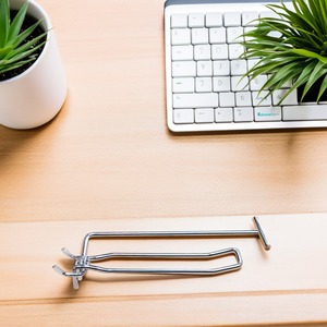 Estante de exhibición de tienda de papelería de supermercado, gancho europeo de zinc para tablero de clavijas - Product Image 5