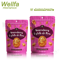 Fabrieksgemaakte aluminiumfolie zakken van 200g voor pinda's, hoge barrière, geschikt voor noten, cashewnoten, walnoten, plastic zakken, food grade doypack