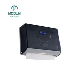 Porte-mouchoirs en plastique mural carré pour usage hôtelier toilette salle de bain distributeur manuel de serviettes en papier - Product Image 3