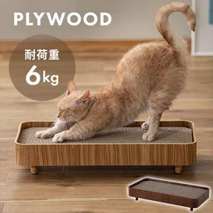 도매 서 있는 나무 고양이 침대 고양이 스크래치 패드 작은 개와 고양이에 대 한 내구성 없는 흘리기 애완 동물 집 - Product Image 3