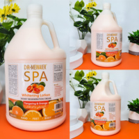 Lotion Wajah & Tubuh OEM Ukuran Salon 3.8L Pemutih Alami Vitamin C Buah-buahan Menenangkan Perawatan Kulit Melembapkan Krim Tubuh