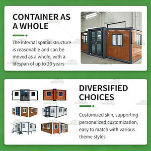 Maison conteneur extensible, maison <span class=keywords><strong>mobile</strong></span> portable, fabriquée pour les dortoirs de travailleurs et les abris d'urgence - Product Image 3