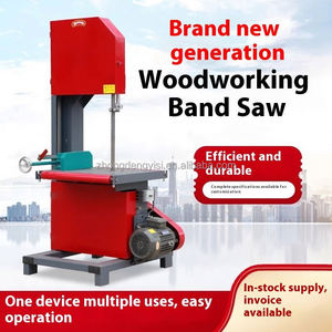 Scie à ruban électrique multifonctionnelle compacte modèle 50 pour le travail du bois, avec table de poussée à plateau ouvert et scie sauteuse pour matériaux en bois - Product Image 2