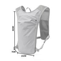 Sac à dos gilet d'hydratation 5L Marathonien course à pied course hydratation sac à dos de sport pour hommes