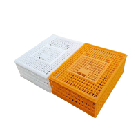 Poulet vivant pour transporter des cages à vendre Panier de transport Nouveau produit 2023 Fourni portant des caisses de poulet en plastique professionnel