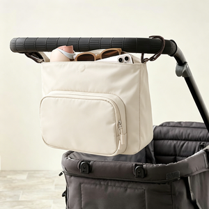 Bolsa Organizadora Convertible para Cochecito con Correa Extraíble, Porta Botellas, Bolsillos Inteligentes y Compartimento para Pañales - Product Image 2