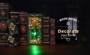 Sihirli ev <span class=keywords><strong>Tarot</strong></span> okuma kitap Nook DIY kiti 3D Mini kitaplık dekor mistik tema zanaat kitap severler için Set - Product Image 6