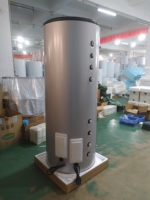 Bobiller 1000L – Réservoir d'eau chaude domestique en acier inoxydable avec échangeur de chaleur à serpentin, réservoir tampon pour chauffe-eau à pompe à chaleur