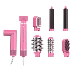 Cepillo multifuncional <span class=keywords><strong>5</strong></span> <span class=keywords><strong>en</strong></span> <span class=keywords><strong>1</strong></span> Secador de pelo Rizador Cepillo de aire caliente de soplado profesional Envolturas para el cabello Curling <span class=keywords><strong>Styler</strong></span> - Product Image 2