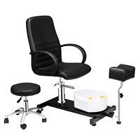 Fauteuil de pédicure réglable en hauteur pour salon de manucure, vente en gros d'usine, mobilier de beauté
