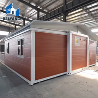 Rumah Modular Prefab 2-3 Kamar Tidur, Atap Gable 20ft, Dua Sayap, Dapat Diperluas, Dilengkapi Teras, Rangka Galvanis, Dapat Dipindah, RELIANCE
