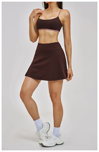 Vêtements de sport personnalisés Yoke Activewear, ensemble de sport 2 pièces pour femme, tenue de yoga, vêtements de tennis - Product Image 6