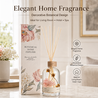 Diffuseur de parfum de luxe 1000 ml avec coffret cadeau floral
