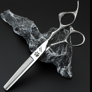 Kawamoto Hairdressing Scissors Set Stainless Steel Flat <b>Shears</b> Thinning <b>Shears</b> Ring Style Durable Styling <b>Tools</b> - Product Image 2