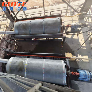 स्टेनलेस स्टील सामग्री घूर्णन ट्रायोमेल कंपन स्क्रीन ड्रम स्क्रीन मशीन - Product Image 1