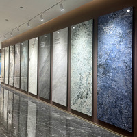 Panneau mural en PVC marbré, imperméable aux UV, 3 mm, insonorisant et isolant thermique pour espaces de divertissement résidentiels/commerciaux