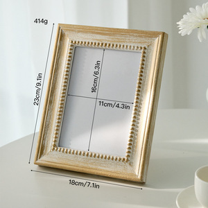 <span class=keywords><strong>Magnifique</strong></span> cadre <span class=keywords><strong>photo</strong></span> rectangulaire en bois MDF durable, style européen, écologique, taille et couleur personnalisables, à poser ou à accrocher, décoratif - Product Image 6