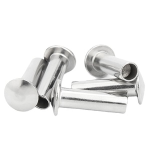 Remaches Semihuecos de Cabeza Redonda Plana de Acero Inoxidable 304 GB873 M3 M4 M5 M6 - Product Image 4