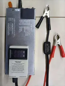 Carregador de bateria do polímero do fosfato do ferro do lítio 12.6V/14.6V 50A tensão ajustável exposição atual etiqueta real plástico personalizado - Product Image 2