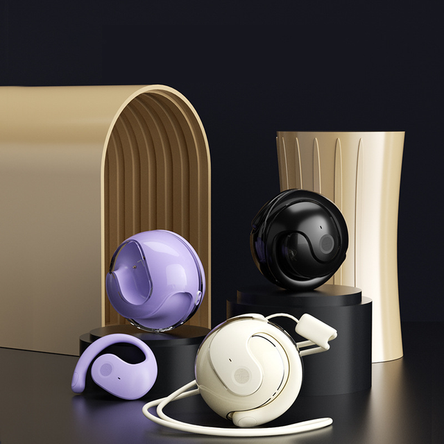 AI Translation Earbuds 166+ Languages Ear Hook Voice Translator Wireless Headphones  OEM/ODM Real-time AI Translator X05
