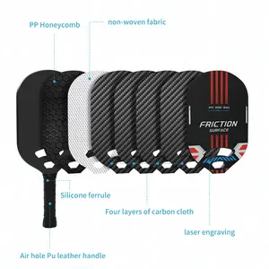 Fanaizhong Carbon Fiber 3K Propulsion Core Pickleball Unibody Pickleball Paddle Watermark Printing Process Pickleball Paddle