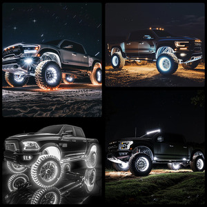 Luces LED para Ruedas de Camioneta/SUV, 15.5-17 Pulgadas, 12V, 288W, 7 Filas, Blanco Puro, Súper Brillantes, 6000 Lúmenes, Más Vendidas - Product Image 5