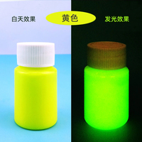 Pigment Fluorescent UV de haute qualité lueur néon foncé acrylique fluide Violence ours toile verre disponible tailles 30ML/60ML/120ML
