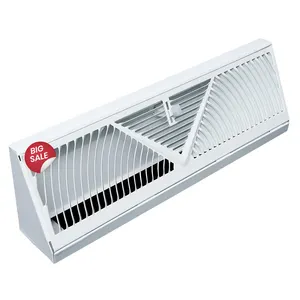 Fornitura di battiscopa da pavimento Lakeso 18 pollici pavimento battiscopa diffusore aria Ventilayion grillesper Hvac e pavimento di casa