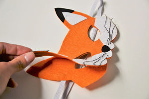 <span class=keywords><strong>Masque</strong></span> en feutre renard <span class=keywords><strong>chat</strong></span> et cerf fait à la main, <span class=keywords><strong>masque</strong></span> en feutre pour Halloween, carnaval, fêtes et célébration - Product Image 4