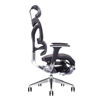 Chaise de bureau de jeu ergonomique pivotante à dossier haut réglable avec repose-pieds, échantillon gratuit, luxe moderne