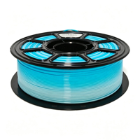 Filament PETG 1KG 1,75 mm pour imprimante 3D, plastique dégradé bleu blanc 240 pour impression 3D, vente en gros