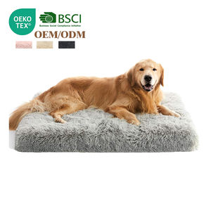 Cama para Mascotas de Lujo Suave y Acogedora, Rectangular, de Fibra Sólida, Anti-Ansiedad, Cómoda y Relajante para Perros y Gatos - Product Image 1
