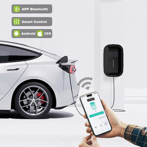 7KW ชาร์จแบบสองโหมด EV สถานีชาร์จติดผนังแบบพกพา32A รองรับการเชื่อมต่อแบบ1ประเภท2และแบบ gbt - Product Image 2