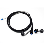 Bobine de câble optique tactique robuste blindée pour déploiement sur le terrain, cordon de brassage fibre optique LC SC MPO avec tambour résistant aux chocs pour extérieur