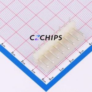 5.08-8AW Wire-to-Board Pin Header Bent Lead Through Hole,P=5.08mm Connector 1x8P 5.08mm Right Angle Insert 8P - Product Image 1