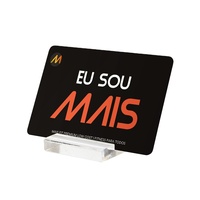 PVC d'excellente qualité Impression personnalisée de haute qualité LOGO Cadeau en plastique PVC Carte de membre avec code-barres