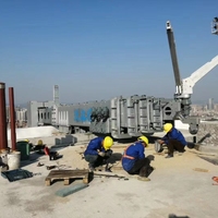 Unidad de Mantenimiento de Edificios (BMU) Watsond de Alta Resistencia para Edificios con Muros Cortina de Gran Altura, Peso de 23000 kg, Motor con Certificación EN1808