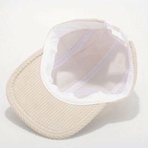Arrival 5 Panels Fashion <b>Men</b> Vintage Corduroy Baseball <b>Cap</b> <b>Flat</b> Bill Hip Hop Sports Hat - Product Image 5