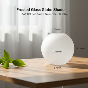 Abat-jour de suspension à <span class=keywords><strong>globe</strong></span> unique en verre opale blanc soufflé à la main, style français-chinois, vente en gros d'usine, pièce de rechange pour modèle existant - Product Image 2