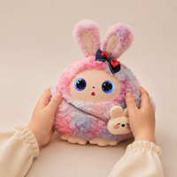 Conejo Arcoíris de Peluche con IA, Juguete Interactivo para Niños, Muñeco Robot Compañero Emocional