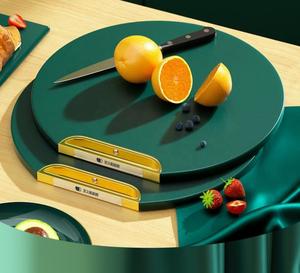 Tabla de cortar vertical redonda a precio de fábrica, fruta, PE a prueba de moho puede colocarse en ambos lados. - Product Image 2