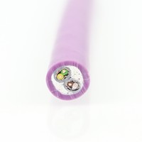 Câble blindé torsadé flexible LiYCY-TP pour transmission de données, modèle 2*2*0.25, couche de blindage en cuivre pur, gaine d'isolation en PVC